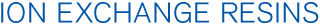 ION-EXCHANGE RESINS